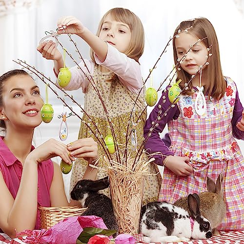 3 otters 12PCS Wooden Egg Toys, Play Eggs for Kids Pretend Play Food Set Cutting Food Toys Easter Eggs for Toddlers 3+