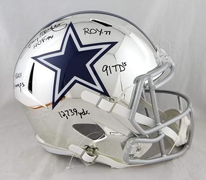 tony dorsett autographed helmet