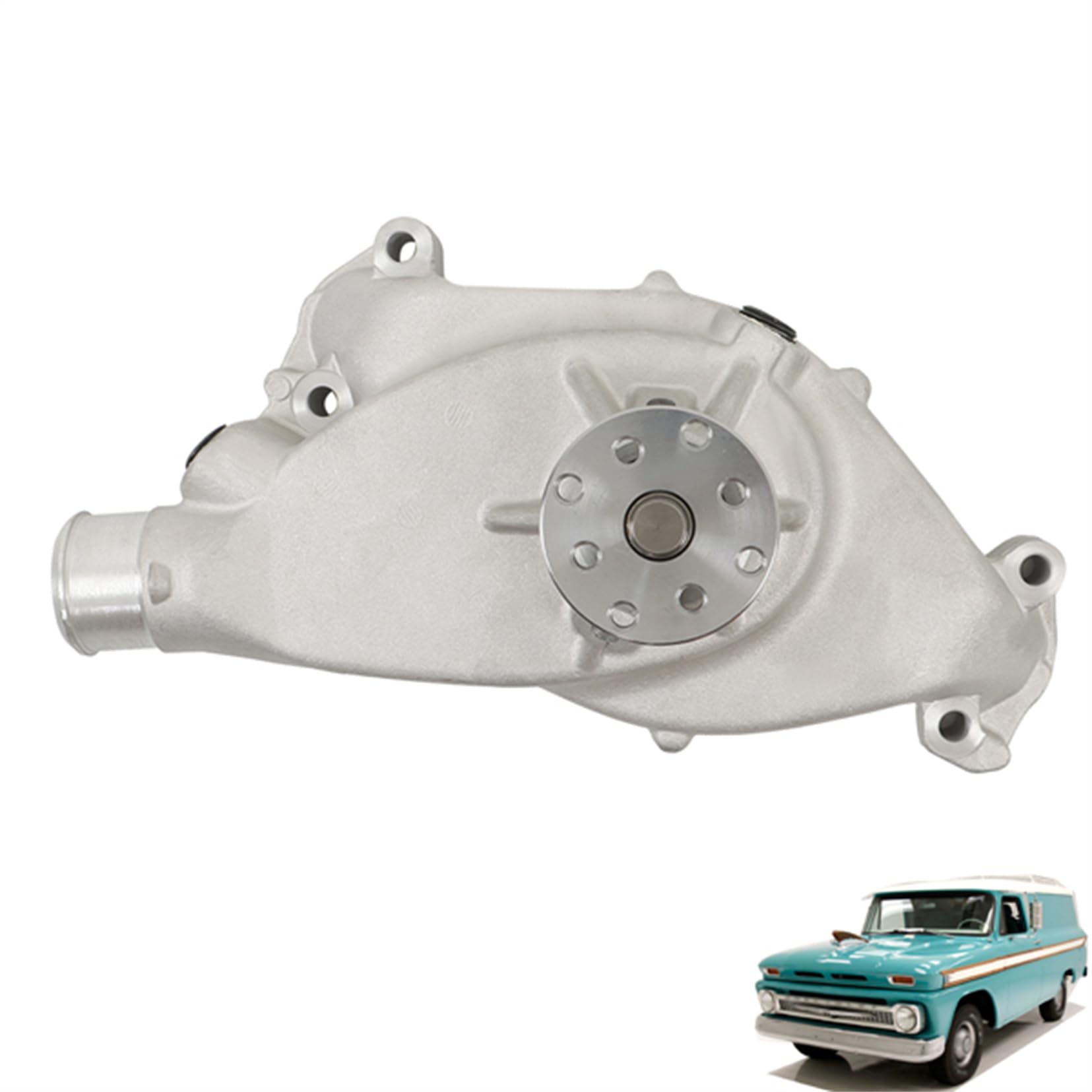 Photo 1 of SEBLAFF Short Aluminum Water Pump High Volume Replacement for 1965-1995 BBC 396 427 454