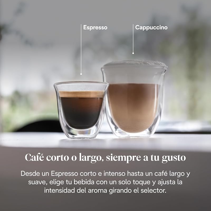 Magnifica S - Cafetera Superautomática 2 Bebidas Negro