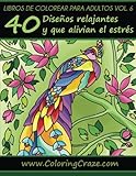 Image de Libros de colorear para adultos Volume 6: 40 Diseños relajantes y que alivian el estrés, Serie de libros de colorear para adultos creados por ... pa