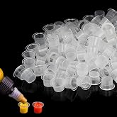 Jconly Tattoo Ink Caps - 1000Pcs Disposable Plastic Pigment Tattoo Ink Caps Cups for Tattoo Ink, Tattoo Supplies(Small #9)