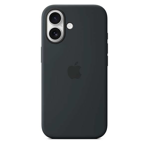 APPLE IPHONE 17 SILICONE CASE WITH MAGSAFE AND CAMERA CONTROL: LIGHTWEIGHT PHONE CASE, WIRELESS CHARGING COMPATIBLE, SMOOTH MATTE FINISH; BLACK