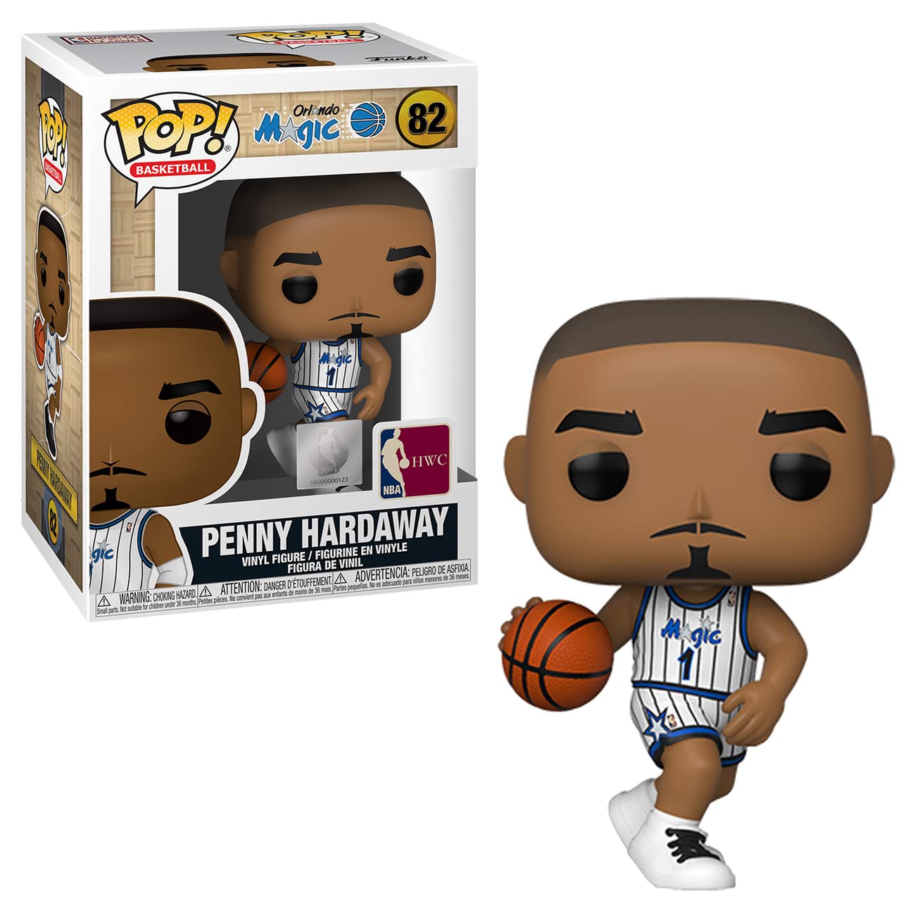 Funko POP! NBA: Legends-Penny Hardaway - (Magic Home) - Collectable Vinyl Figure - Gift Idea - Official Merchandise - Toys for Kids & Adults - Sports Fans - Model Figure for Collectors and Display