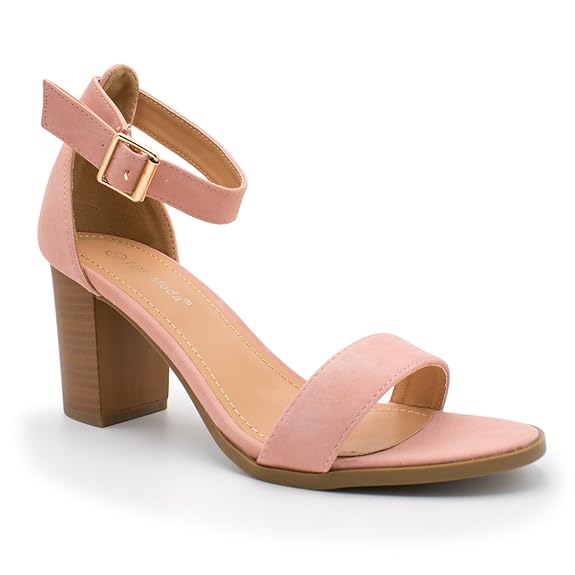 Amazon.com | Top Moda Women's Mary Jane Strappy Stacked Chunky Heel Platform Sandal, Women Open 