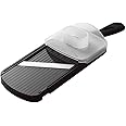 Kyocera Advanced Ceramic Double-edged Mandolin Slicer With Guard, Black, 4.6"x12.7"x0.4"