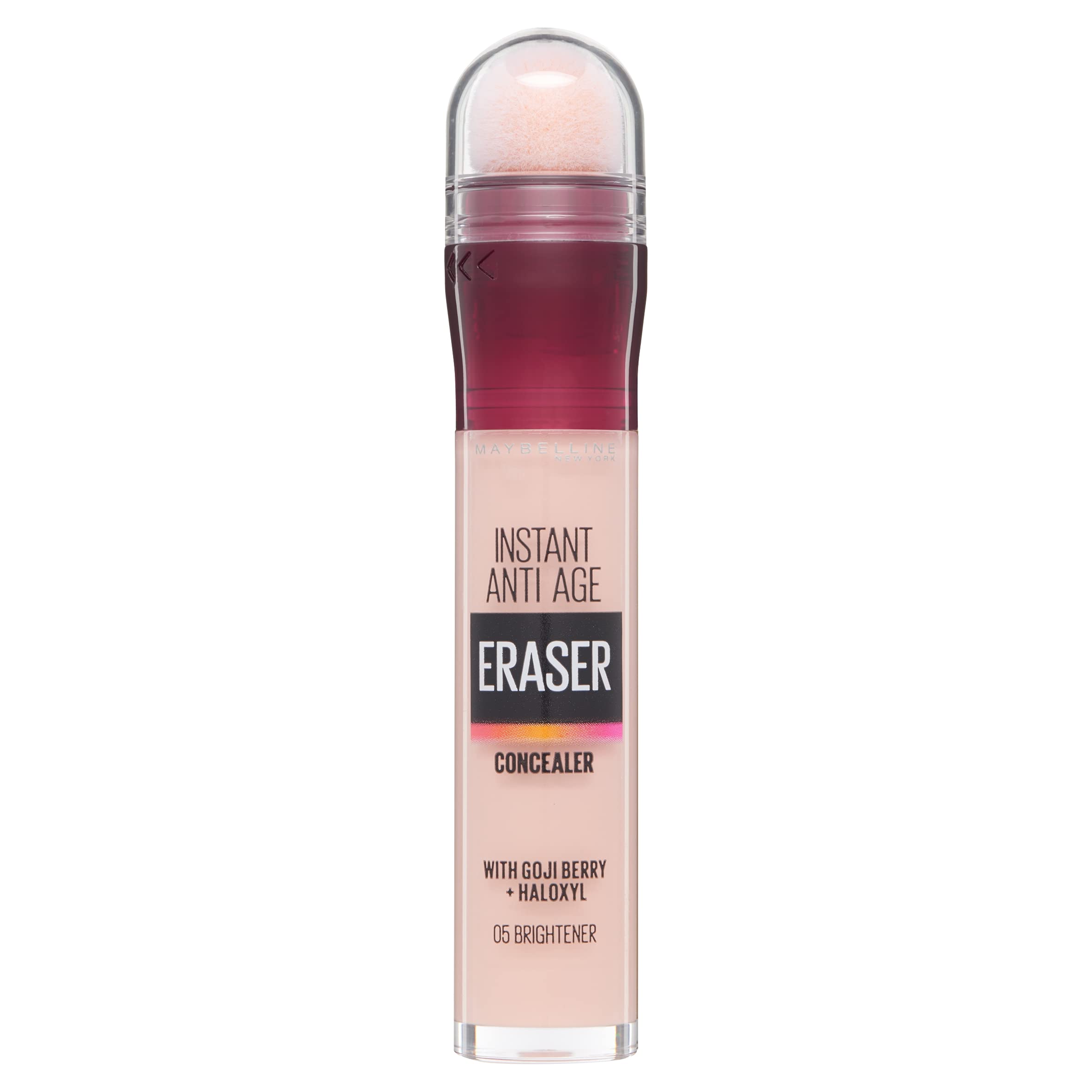 Maybelline Concealer Instant Anti Age Eraser Eye Colour Correcting Concealer, Counteracts Redness, Natural Soft-Focus Finish, Dermatologist Tested & Suitable for Sensitive Skin, 05 Brightener
