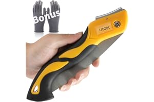 UTOOL Pruning Saw Folding Hand Saw with 7Inch Straight Blade and Japanese Style Triple-bevel Teeth for Pruning Bamboo, Trimming Tree Branches, Cutting Dry Wood, Sawing Bone