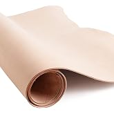 ELW Vegetable Tanned Leather Shoulder Pre-Cut 4-6 SQ FT | 8-9 oz. (3.2-3.6mm) Full Grain Leather Cowhide Craft Hobby Workshop Tooling, Repair, Carving, Dyeing, Engraving, Wet Molding