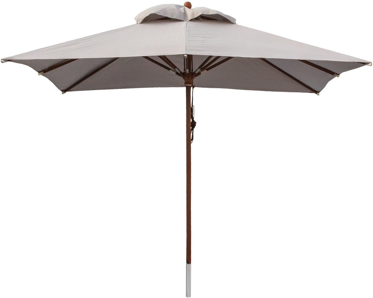 Anndora Sonnenschirm 3x3 M Eckig - Mit Winddach, UV-Schutz UPF 50