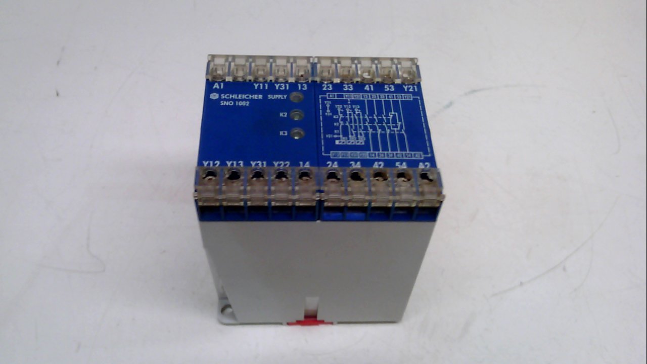 Schleicher Sno1002, Safety Switch Relay Device, 230V Ac, 6A, 24V Dc
