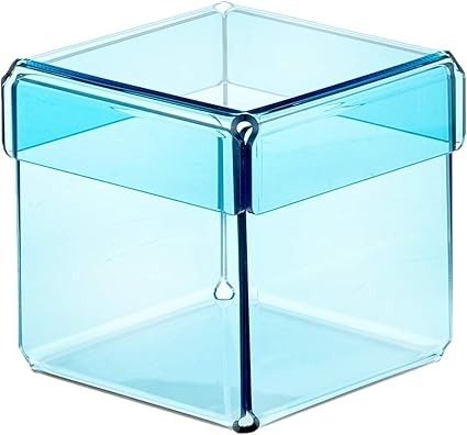 CAJA METACRILATO DADDO COLORES (Azul claro translúcido): Amazon.es: Oficina y papelería
