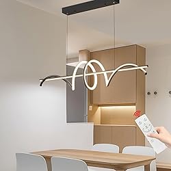 Modern Led Chandeliers for Dining Room, Dimmable
