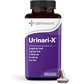 Urinari-X - Urinary Tract Support &amp; Fast-Acting UTI Relief - 90 Capsules | Vitamin Supplement for Healthy Bladder Function &amp; Immunity - D-Mannose, Cranberry, Caprylic Acid, Uva Ursi &amp; Grapefruit Seed