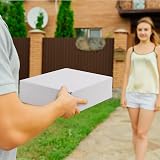 RLAVBL 20 Pack 12x9x4in White Corrugated Shipping Boxes 30.5x22.9x10.2cm view 4