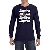Long Sleeve Navy Penn Saquon Barkley Text Pic T-Shirt