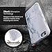 GMYLE iPhone 6 Case, Hybrid Case Slide for iPhone 6 / 6s (4.7 Display) - White Marble Pattern Hybrid TPU Protective Hard Shell Back Case
