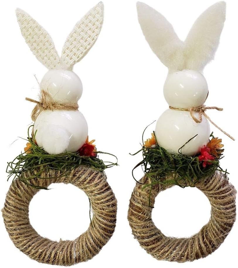 Anel Porta Guardanapo Coelho - Kit 6 Unidades