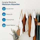 1ABOVE Hanging Wardrobe Dehumidifier Moisture Absorber 210g Damp Mould Remover view 4