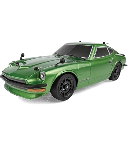 Amazon.com: Team Associated SR27 Datsun 240Z RTR NiMH Combo, Green