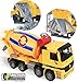 Click N’ Play Friction Powered Jumbo Cement Truck Construction Toy Vehicle for Kids