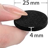 X-Protector Chair Pads 48-Pack 25mm Felt Furniture Floor Protectors view 5