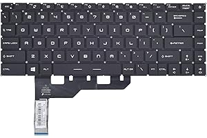 KBRPARTS Replacement Keyboard for MSI GS66 Stealth 10SD 10SF 11UH 12UH GE66 Raider 10SF & MSI GP66 MS-1542 Stealth 15M Series Laptop, MSI GS66 Stealth with Per-Key RGB Backlit Keyboard US Layout