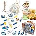 Skoolzy Toy Doctor Kit for Kids Hospital Pretend Play Set - Toddler Toys for 3 4 5 Year Old Boys and Girls - Montessori Dramatic Play Dr Dress Up Games Sounds & Lights Stethoscope