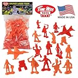 TimMee Galaxy Laser Team SPACE Figures: Red vs Orange 50pc Set - Made in USA