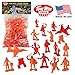 TimMee Galaxy Laser Team SPACE Figures: Red vs Orange 50pc Set - Made in USA