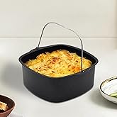 6.89 inches Air Fryer Cake Pan, Non-stick Air Fryer Cake Barrel Air Fryer Cake Pizza Baking Pan for Instant Pot Cake Baking Tray Basket Air Fryer Accessories (6.89'')