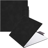 BOZHUORUI Case for Boox Note Max/Boox Tab X C,PU Leather Magnetic Cover | with Auto Sleep/Wake,Pen Clasp Design,Thin &amp; Lightweight, Rock Black