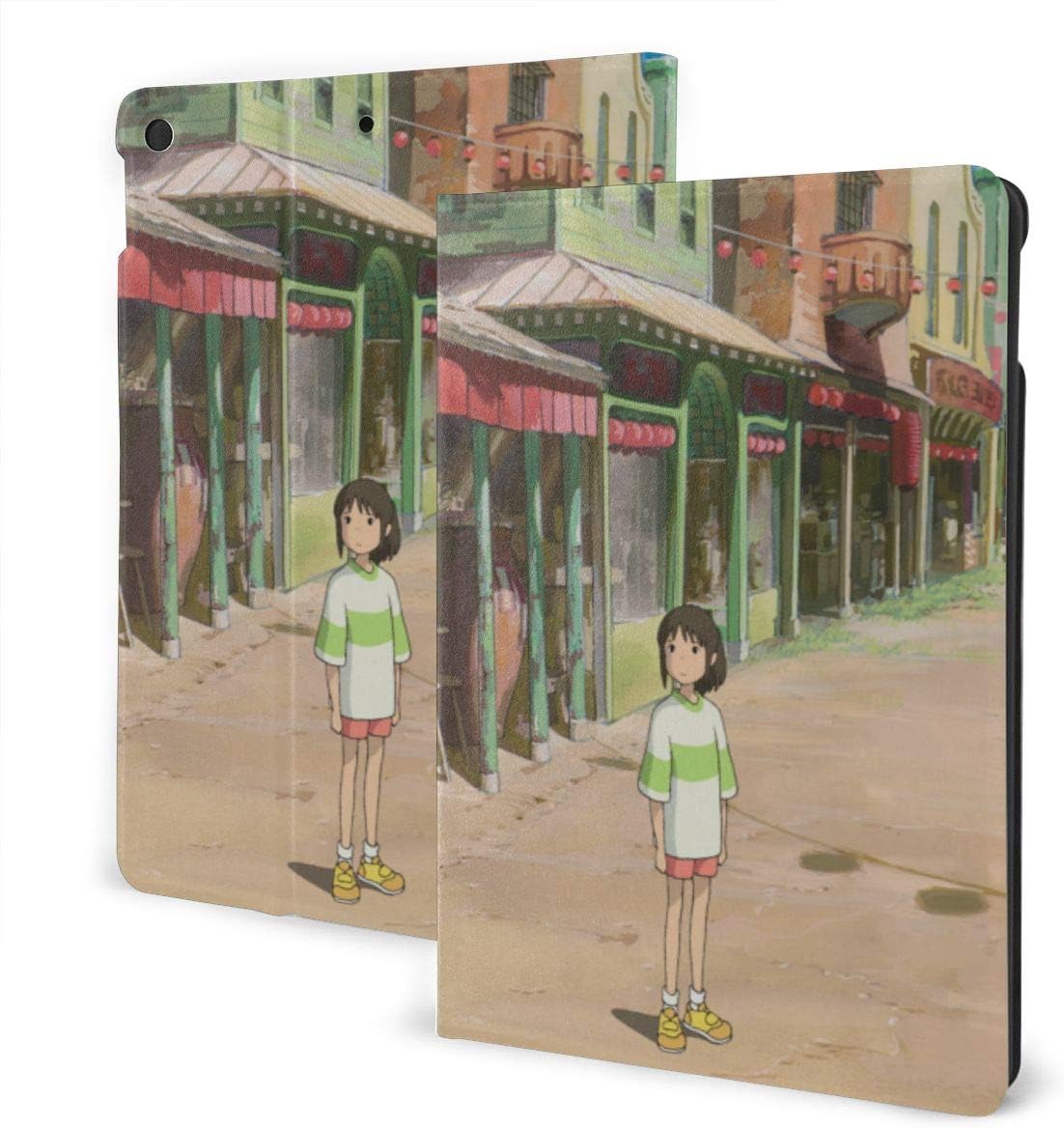 Spirited Away Case Fit IPad 7 Th 10.2 Inch Case with Ultra Slim Lightweight Stand Leather Case/Auto Wake Sleep