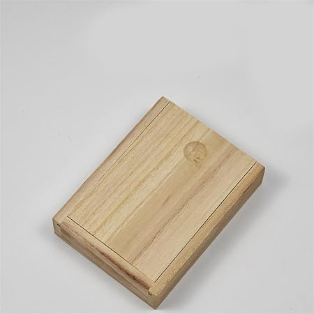HZZymj-Caja de madera rectangular larga caja de paulonia: Amazon.es: Hogar