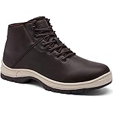 CARENURSE Mens Lightweight Hiking Boots Water Resistant Mid Ankle Work Casual Hiker Trekking Outdoor Boots Anti Slip Hiking Shoes