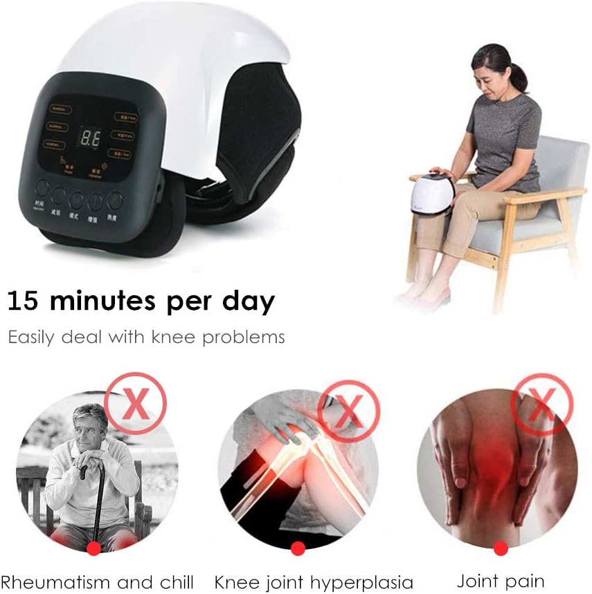 Knee Massager, YOUHEKANG Electric Knee Massage Machine with Infrared