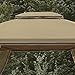 Garden Winds Replacement Canopy for Terrace Gazebo - Riplock 350 - Beige