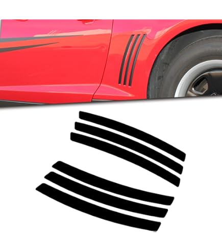 Calcomanías De Vinilo De 4 Pulgadas Para Guardabarros Traseros De Doble Barra, Rayas De Carreras En Ambos Lados, Se Adapta A Chevy Corvette C6 Stingray, Color Blanco