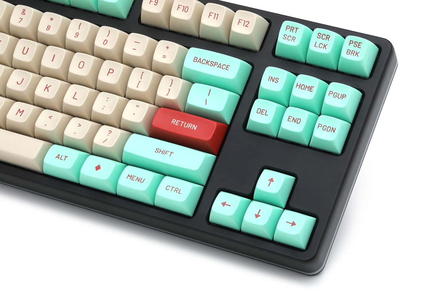 DROP MT3 Jukebox Keycap Set, ABS Hi-Profile Keycaps, Doubleshot Legends, MX Style Covers Fullsize, Tenkeyless, Winkeyless, 60%, 65%, and 75% Keyboards (Base Kit)