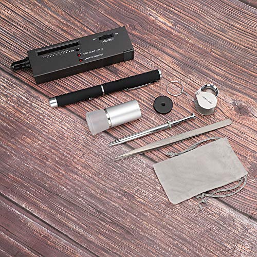 Diamond Test Kit with Gem Tester and Digital Pocket Scale High Accuracy