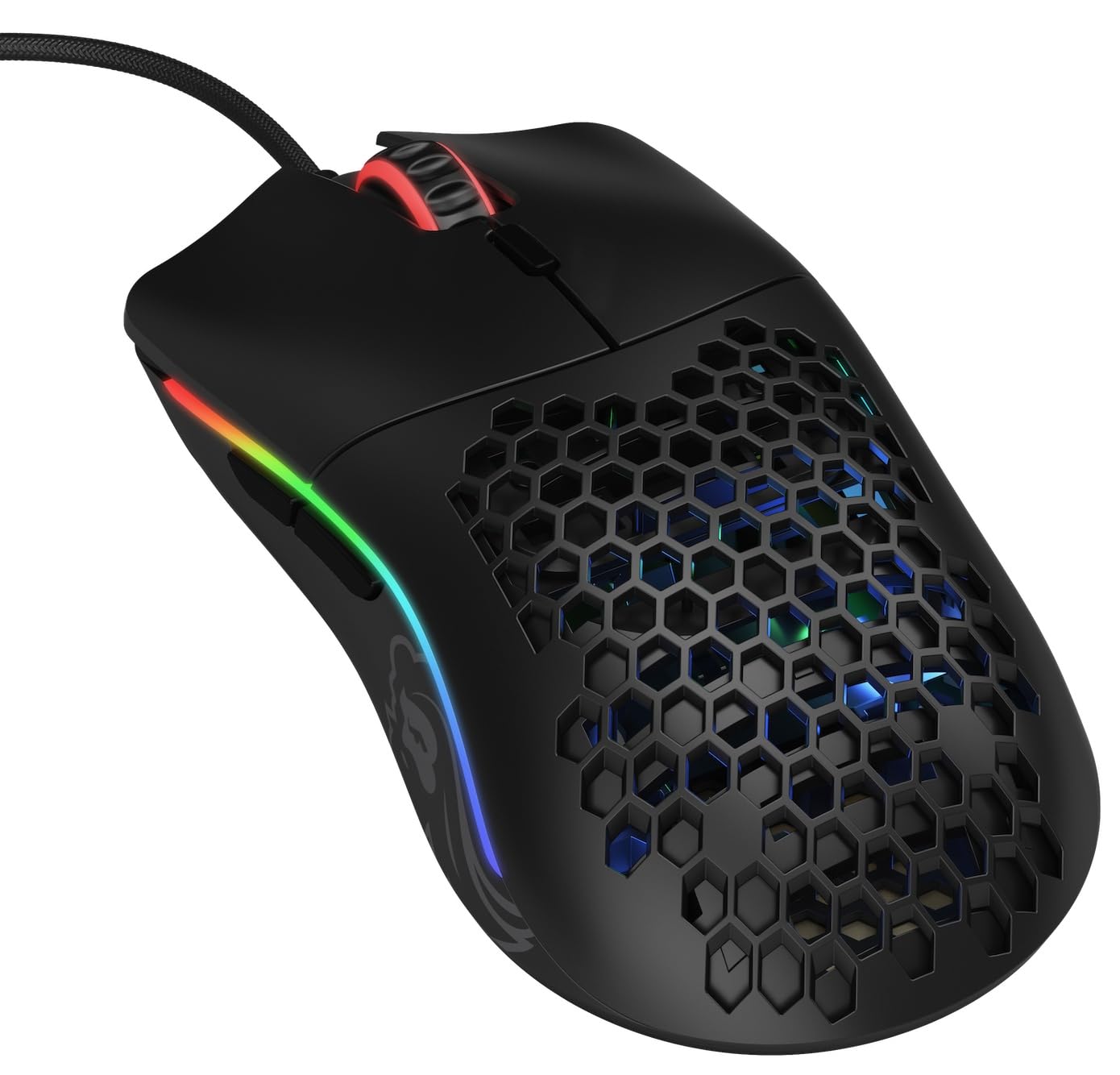 Glorious グロリアス モデルo ゲームマウス 有線マウス 軽量 RGB 6個プログラムボタン ハニカム USB Gaming mouse 国内正規品 (58g)商品画像