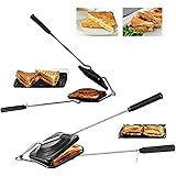 IndiaBigShop Non - Stick Sandwich Maker Grill Toaster For Kids Sandwich Double Sided Pan Sandwich Maker Dishwasher Safe