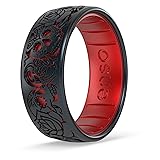 Enso Rings Etched Sugar Skulls 3.0 Silicone Rings
