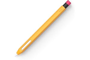elago Compatible with Apple Pencil Pro Case & Apple Pencil 2nd Generation Case, Compatible with Magnetic Charging, Double Tap, Squeeze, Haptic (Must Read Installation Instructions) (Yellow)