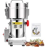 CGOLDENWALL 400g High-Speed Grain Grinder Mill Stainless Steel Family Medicial Cereal Grain Mill Machine Spice Herb…