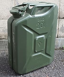 (ESCO) 20L エスコ ガソリン携行缶 EA991HB-30A (縦型･フレキノズル付/OD色)