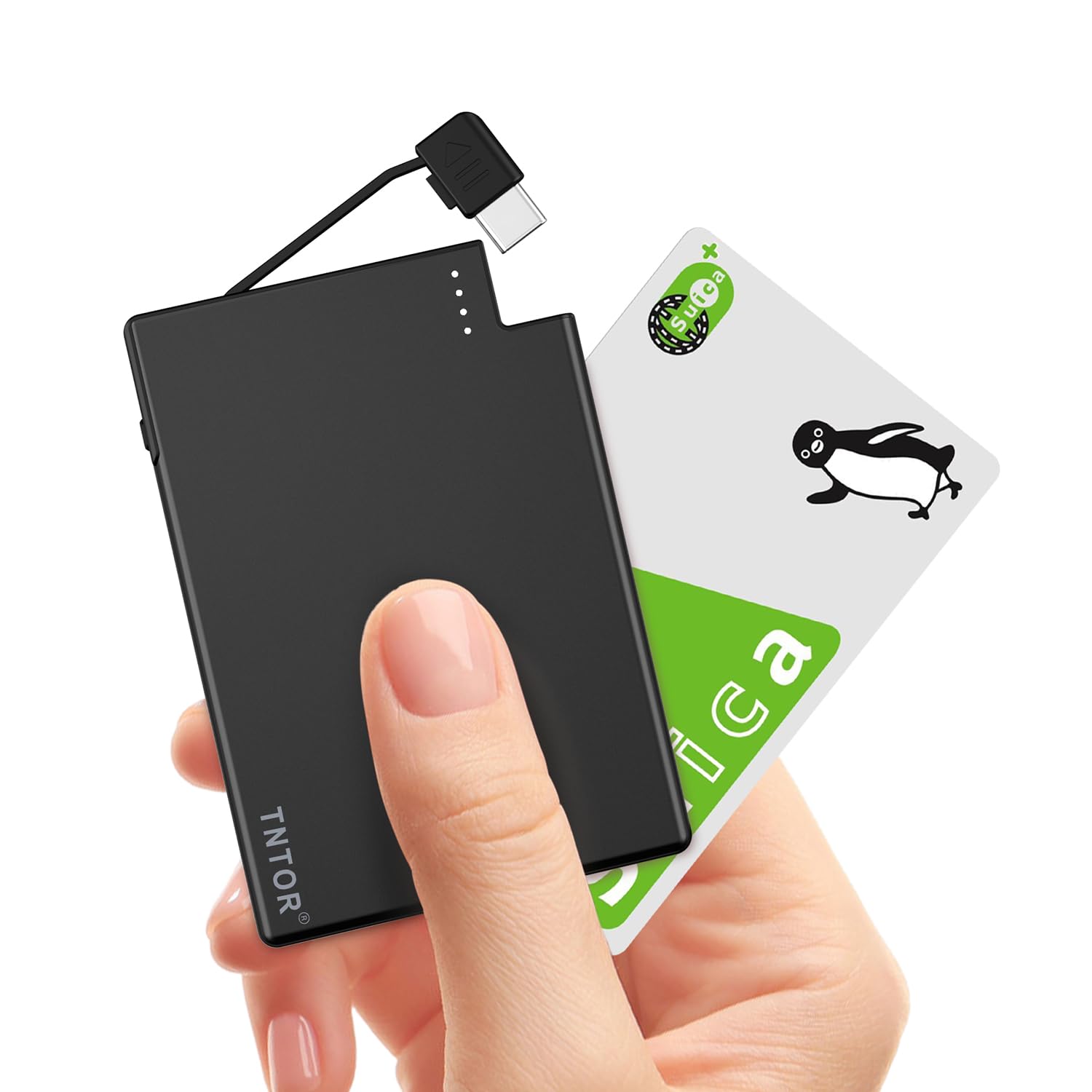 TNTOR モバイルバッテリー 軽量 小型 iPhone 17/16/15Proに対応 タイプc...