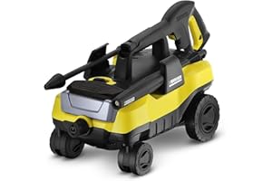 KARCHER Kärcher - K3 Follow Me TruPressure Electric Power Pressure Washer - 1800 PSI - 4-Wheeled - With Vario Power & Dirtblaster Spray Wands - 1.3 GPM,Yellow