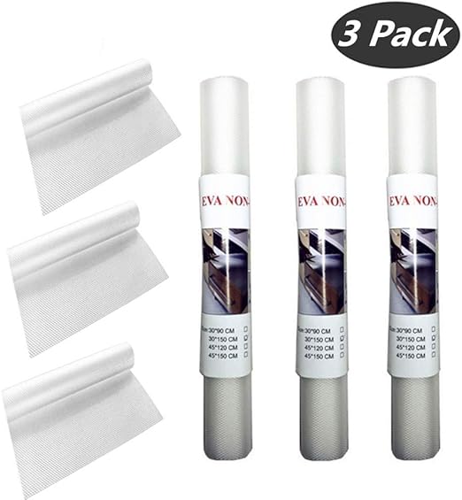 Amazon Com 3 Pack 12 Inch X 59 Inch Eva Shelf Drawer Liner