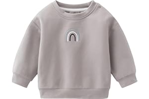 Cherie Kids Organic Cotton Soft 0-5T Newborn Baby Toddler Outfits Sweatshirt for Boys and Girls Unisex Long Sleeve